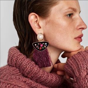 NWT | Drop Tassel Earrings